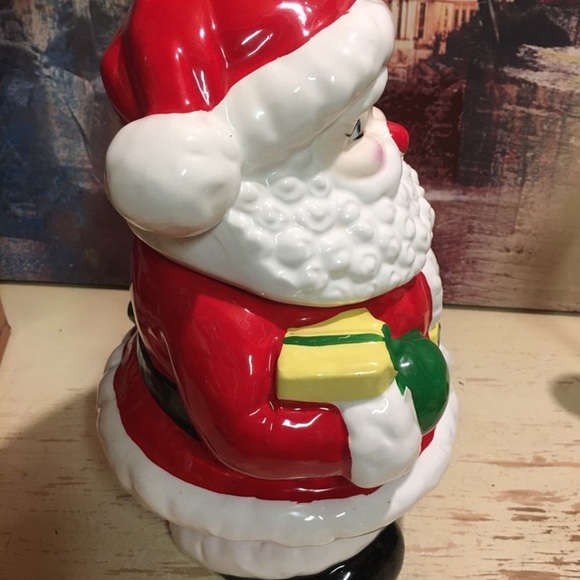 Vintage Santa Holiday Cookie Jar - Picture 4 of 12